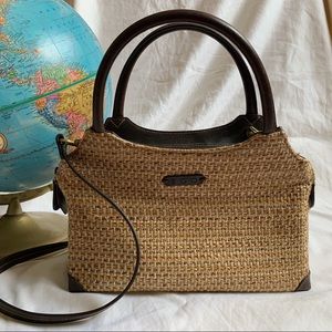 Basket bag crossbody purse shoulder bag medium